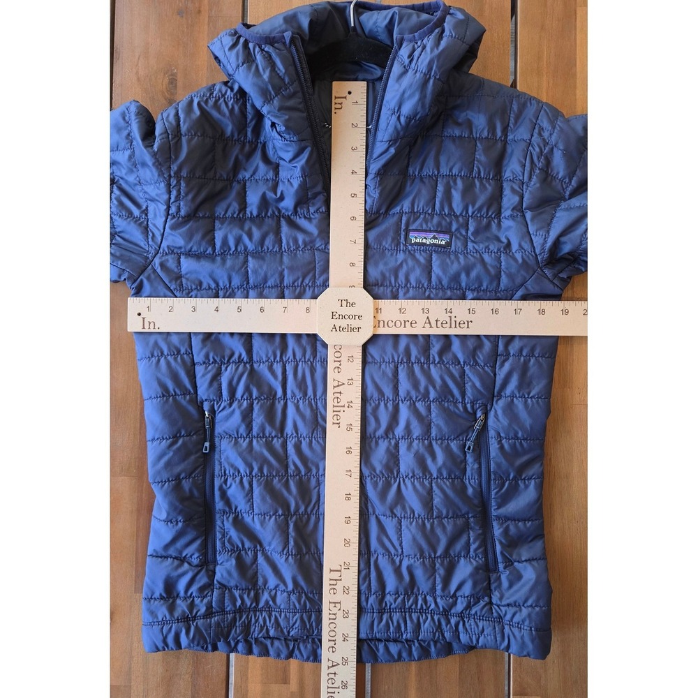 Patagonia Mens Nano Puff Hoody Blue Quilted Insulated Jacket XS Packable READ - Picture 8 of 11